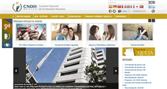Desktop Screenshot of cndh.mx